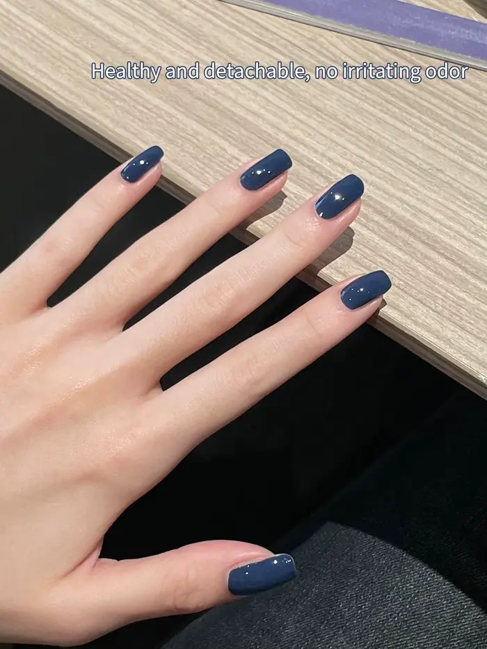 Vernis à ongles Gel de couleur bleu mer