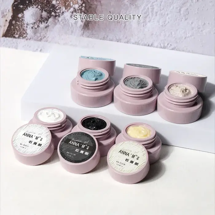 Gel de gypse pour décoration des ongles