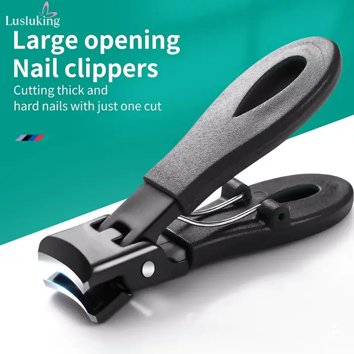 Coupe-ongles à grande mâchoire, ouverture de 8mm, épais, dur, spécial, outils de manucure en acier i