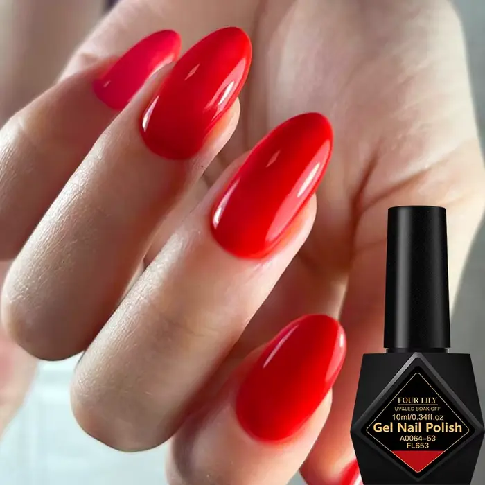 Vernis à ongles gel rouge