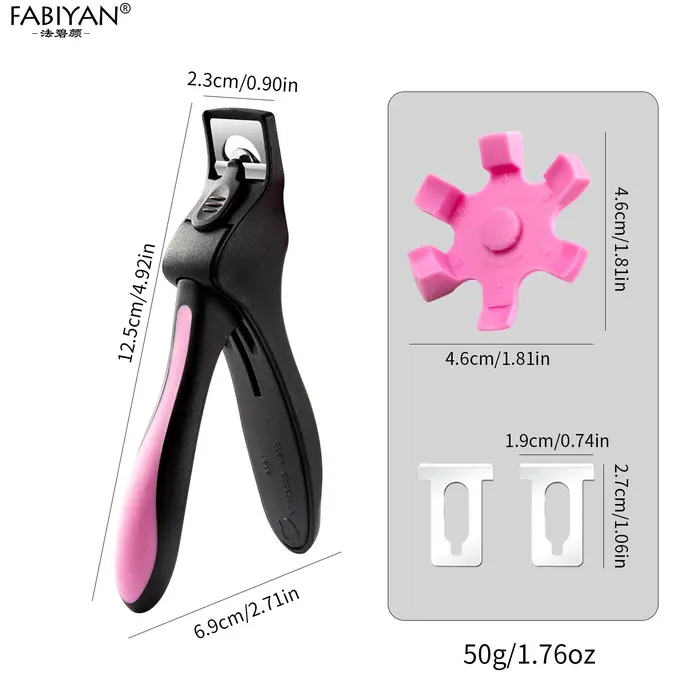 Coupe-ongles en U pour faux ongles