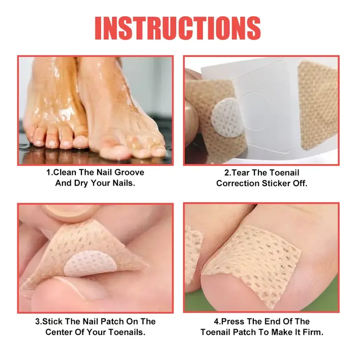Patchs réparateurs pour ongles