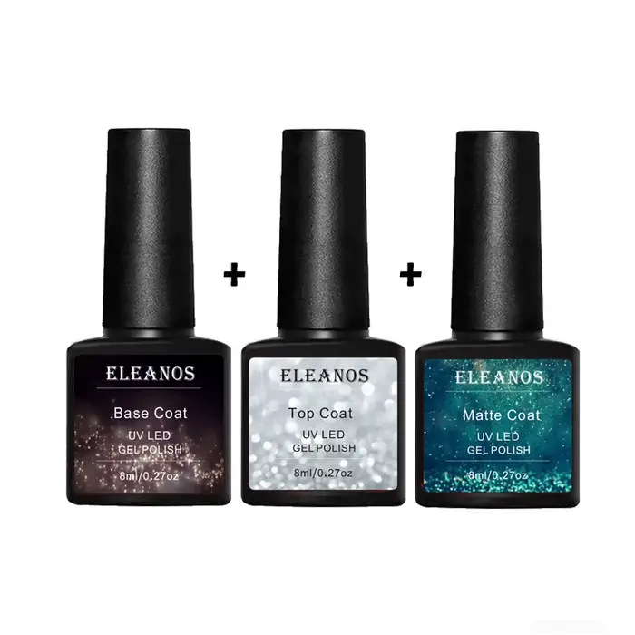 Eleanos Super qualité 1 KG sans lingette couche de finition apprêt couche de Base Gel UV SoakOff ven