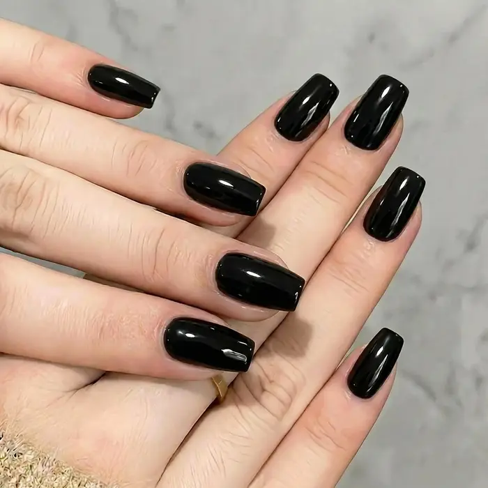 Lot de 2 vernis à ongles gel noir et blanc 15 ml, semi-permanents, à retirer par trempage, UV LED, outils de manucure, design DIY, laque à ongles
