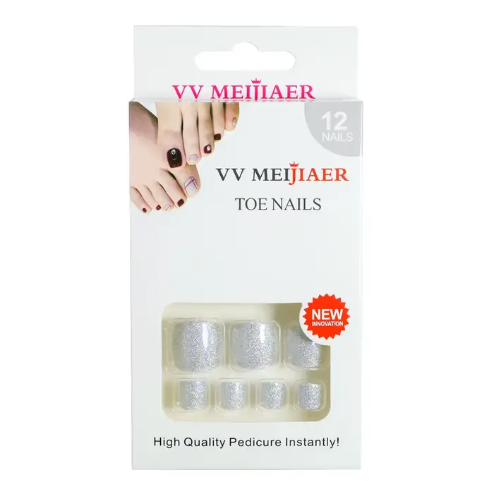 Faux ongles de pieds à presser
