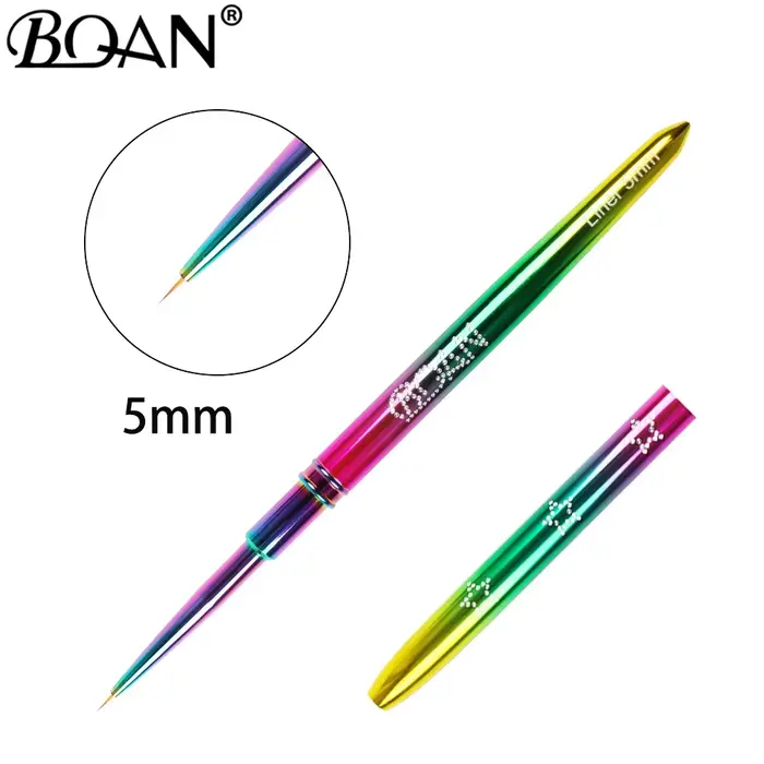 BQAN 10 styles de pinceaux pour nail art à effet dégradé étoilé, pinceaux pour dégradé diamant, pinc
