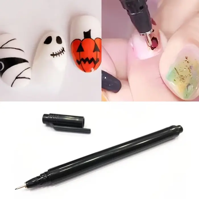 Stylo Graffiti noir pour Nail Art