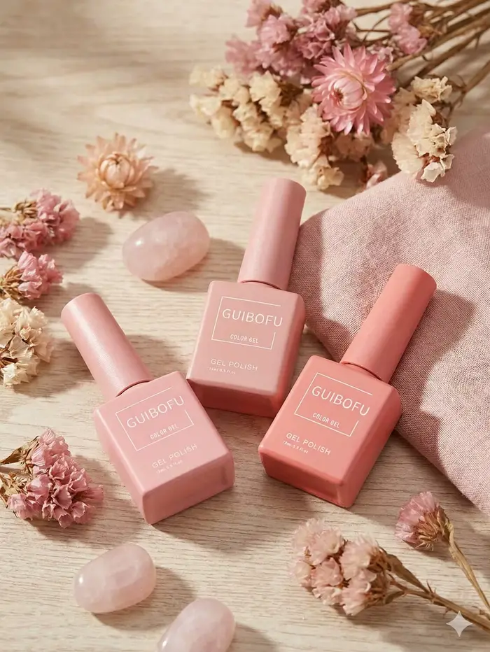 Lot de 3 vernis à ongles gel UV LED 15ml