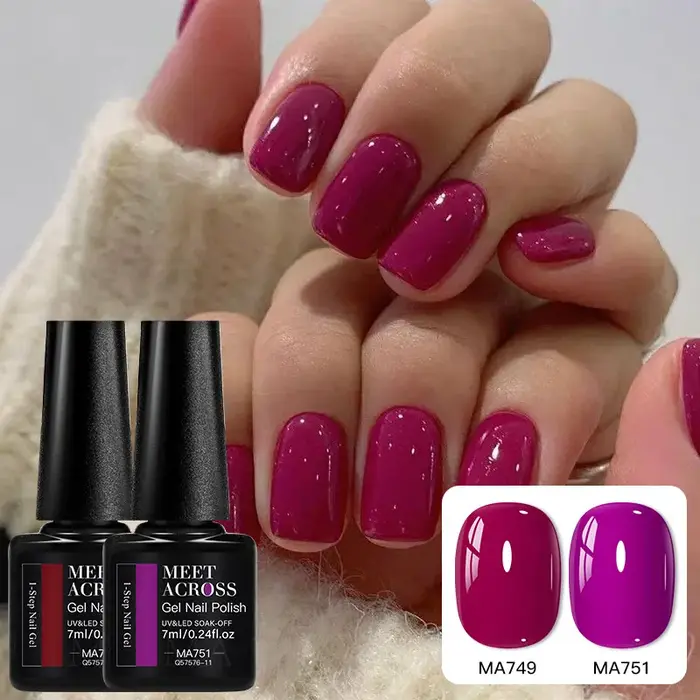 Vernis à ongles Gel noir blanc