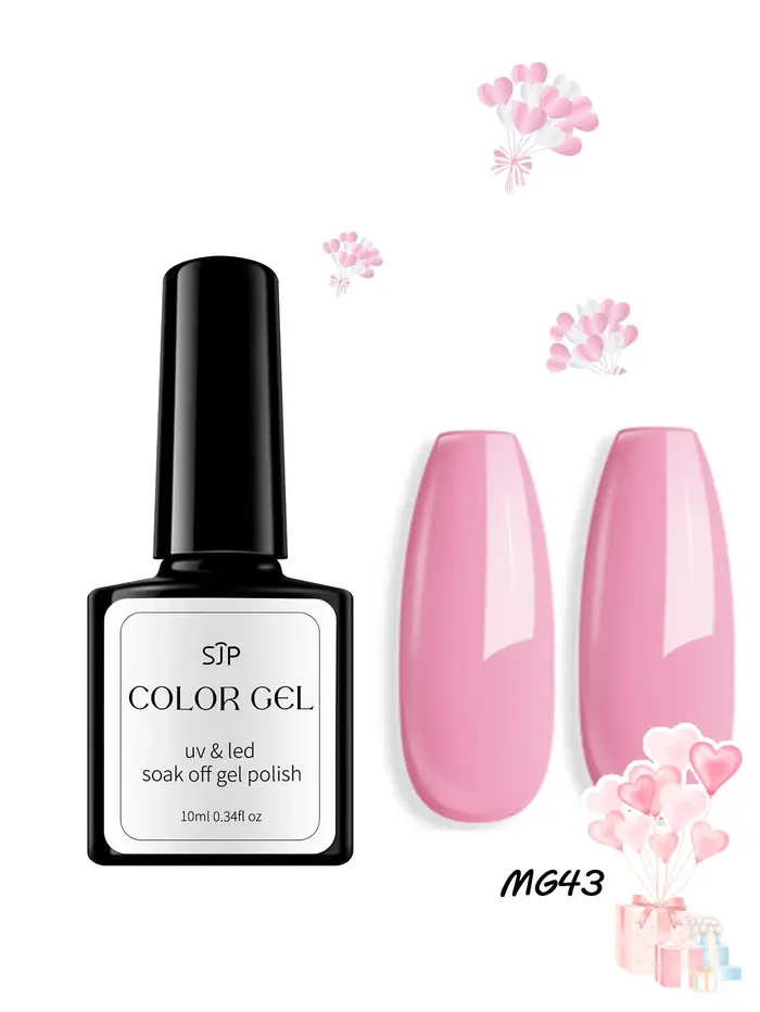LEON'S DAY − Verhéritage à ongles gel rouge, 10ml, art de manucure et de pédicure, UV/LED, à trempage