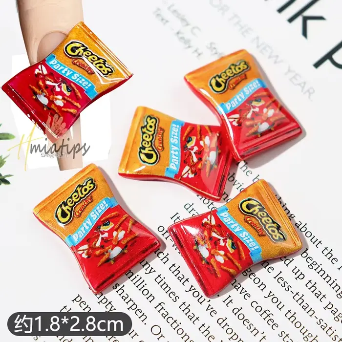 Breloques 3D en acrylique pour ongles, dessin animé Kawaii, bonbons, nail art, biscuits pour décorat