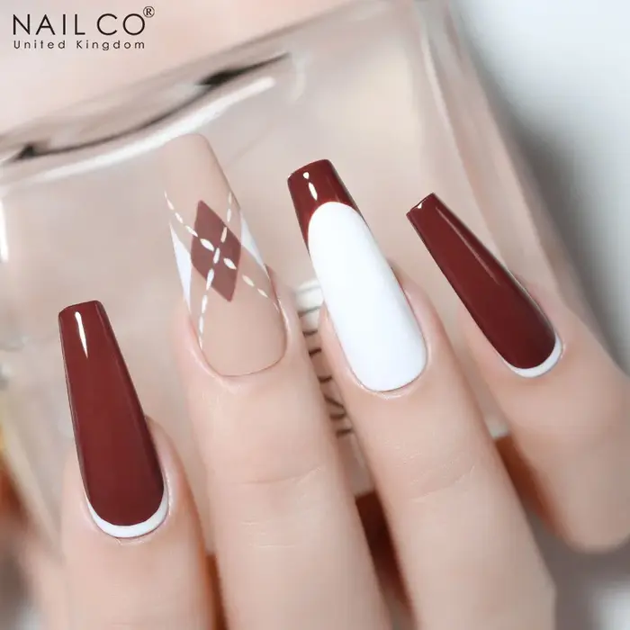 NAILCO 15ml Vernis à Ongles Gel Semi-Permanent UV pour Nail Art, Manucure, Base et Top Coat, Produits et Fournitures pour Ongles