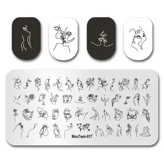 Tampon à ongles motif Evil Eye Hamsa pour Nail Art, 161 pièces