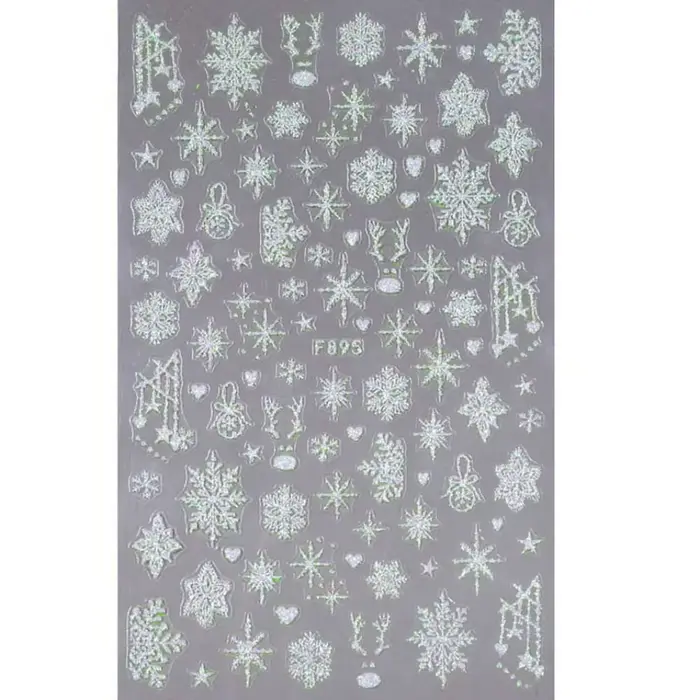 Accessoires de manucure pour Nail Art de noël, autocollants pour ongles de noël, décorations pour Na