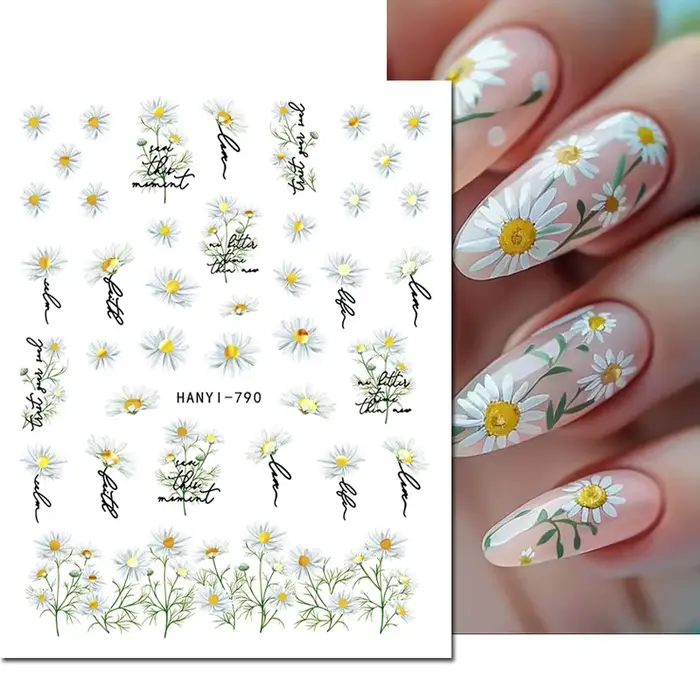 3d Nail Art décalcomanies lignes dorées Rosepink pivoine fleurs feuilles papillons autocollants pour ongles Art manucure conseils décorations