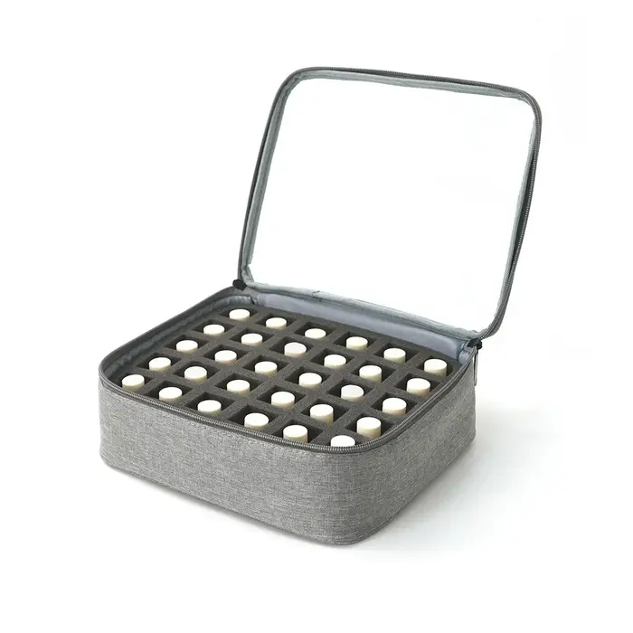 Sac de rangement pour vernis à ongles à 30 emplacements