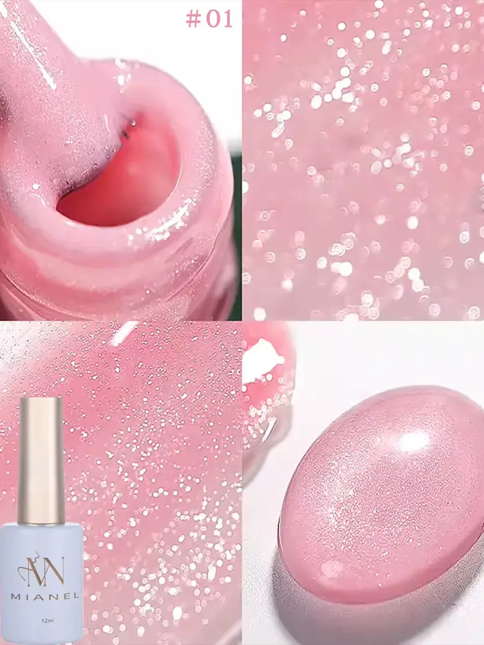 MIANEL 12ML Gel vernis à ongles blanchissant diamant rose le plus vendu