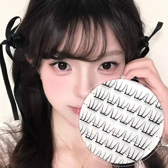 【Style K-pop 2.0】Faux cils autocollants - Pas de colle nécessaire