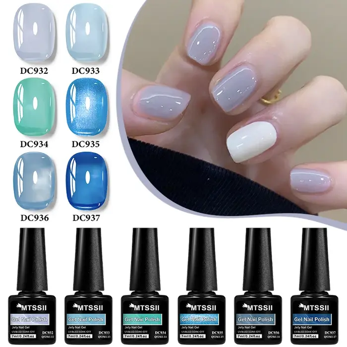 Ensemble de vernis à ongles Gel gelée nue
