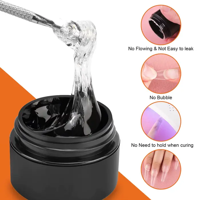 TWOING 8g multifonctionnel solide ongles conseils Gel-antiadhésif main