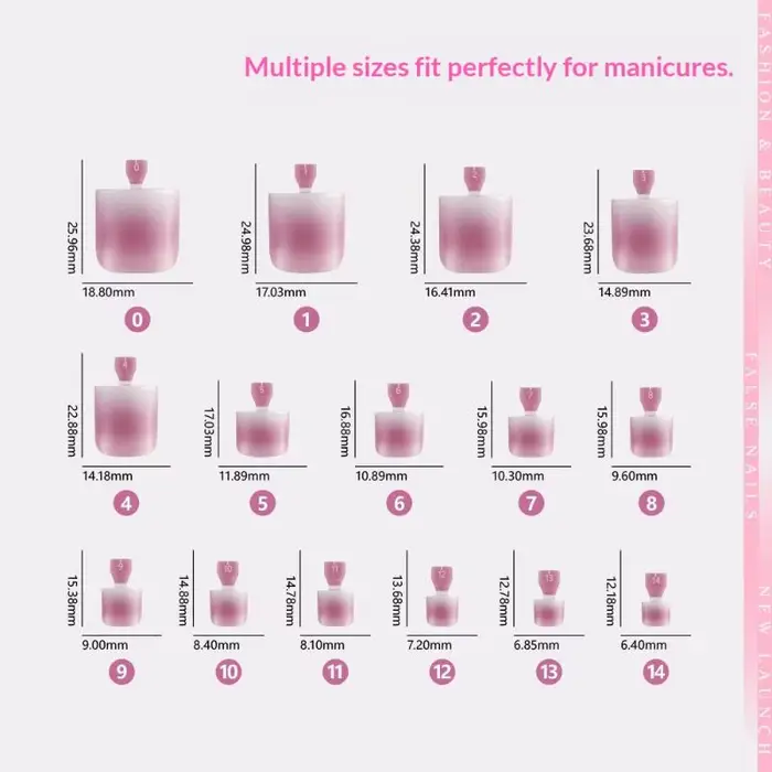 Faux ongles pour les pieds