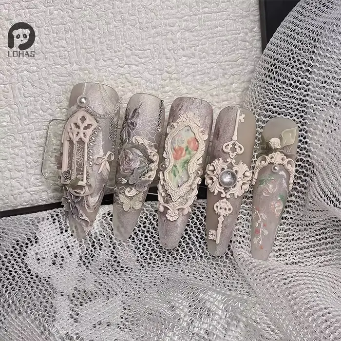 Moule à ongles en Silicone en forme de Mini cadre Photo, 1 pièce, estampage des ongles, bricolage, c