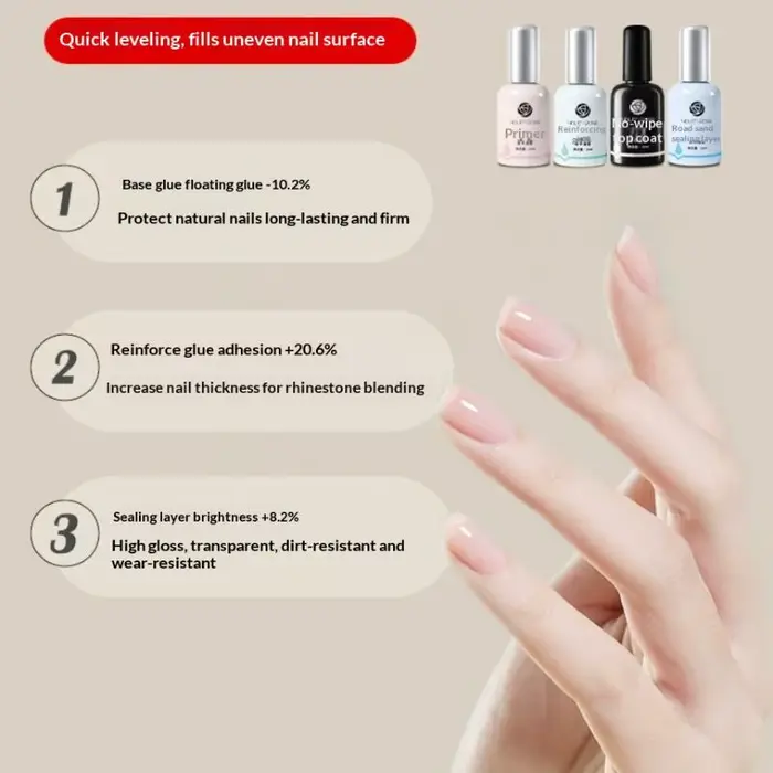 Vernis à ongles Gel de renfort 15ML