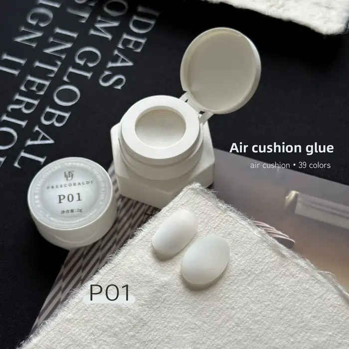 Gel de tapotement à coussin d'air pour ongles, sans rinçage, haute saturation, dégradé de couleurs, 