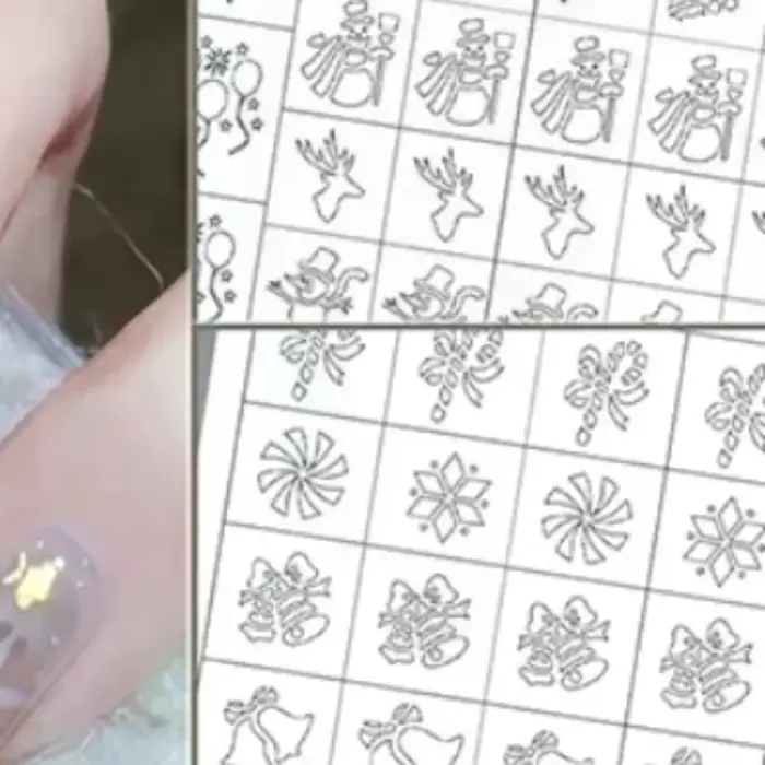 Pochoir d'aérographe pour ongles