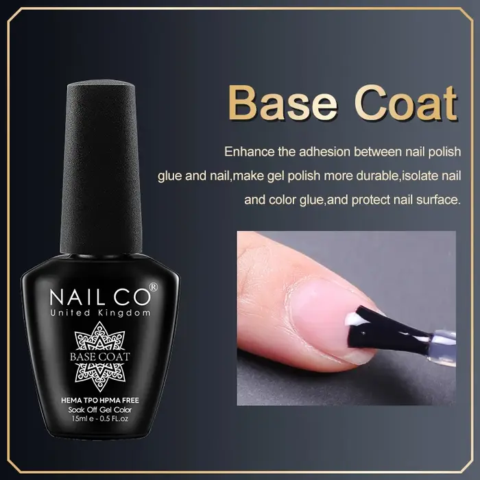 NAILCO Gel Colors Vernis Semi-Permanent Sans TPO/HEMA UV pour Ongles