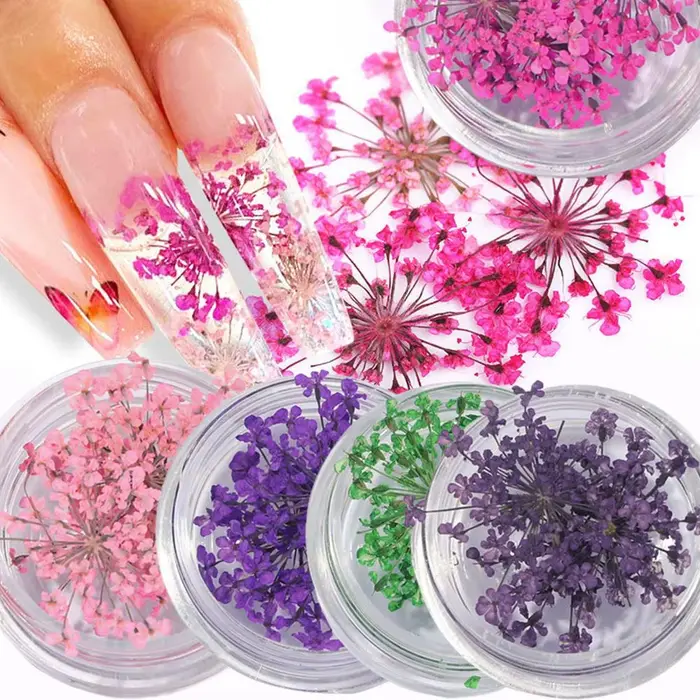 1 boîte de breloques pour ongles