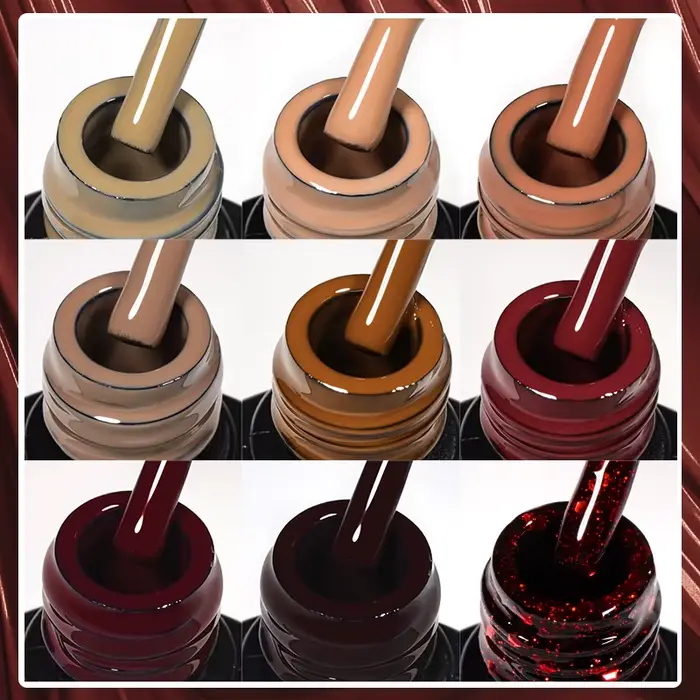 Vernis à ongles Gel marron café