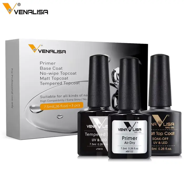 VENALISA – kit de vernis à ongles Gel UV LED 12ml