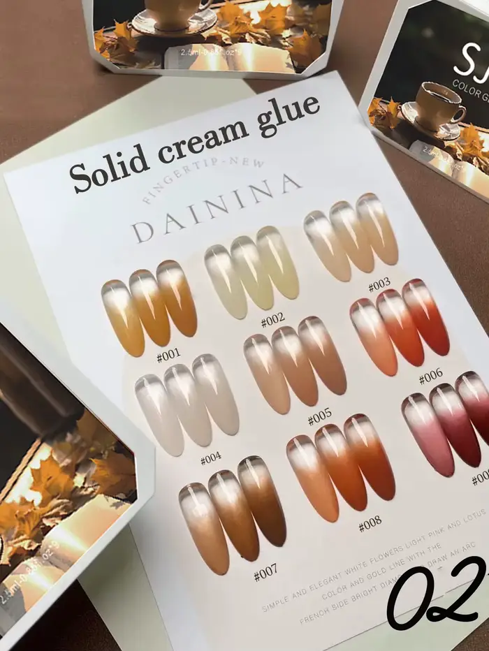 Palette de vernis à ongles solide