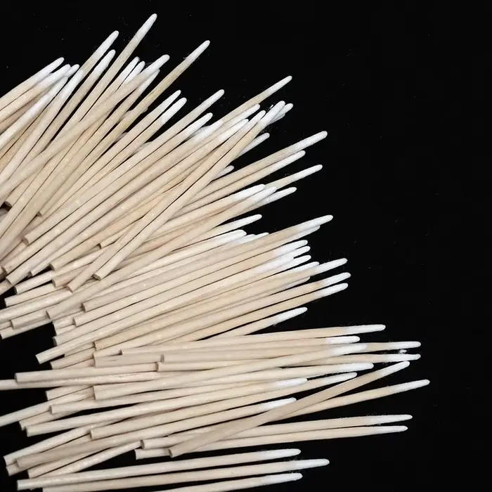 100-3000 ongles bois coton-tige bâtons propres dissolvant de vernis