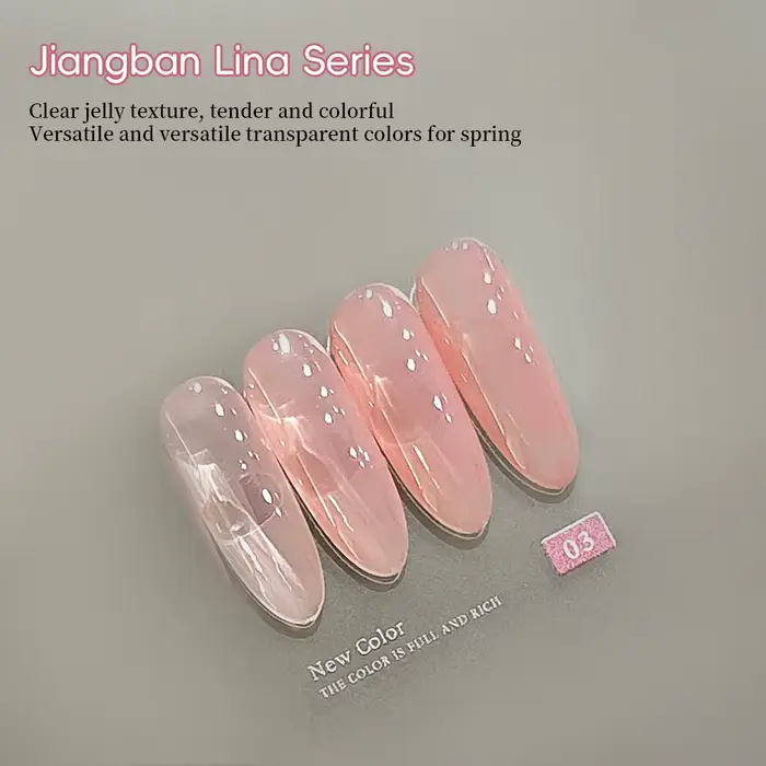 KANIU Gel Poudre Transparent Nude Rose 8 Couleurs pour Manucure Quotidienne Effet Naturel Sans Maqui
