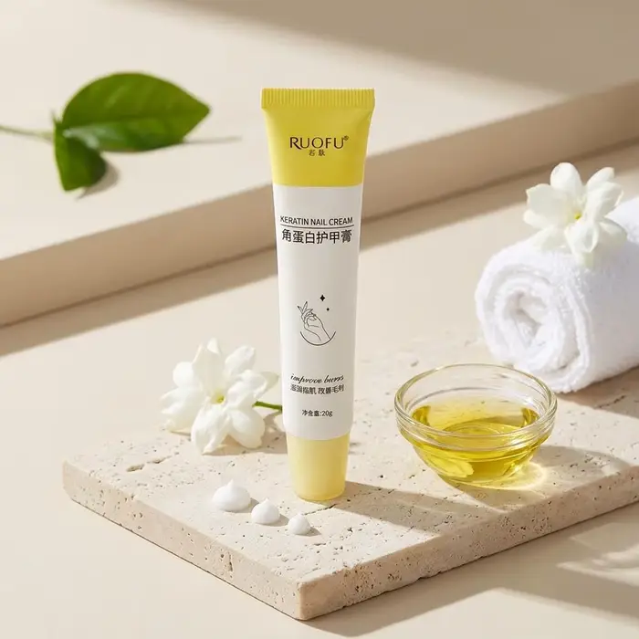 Crème à ongles à la kératine