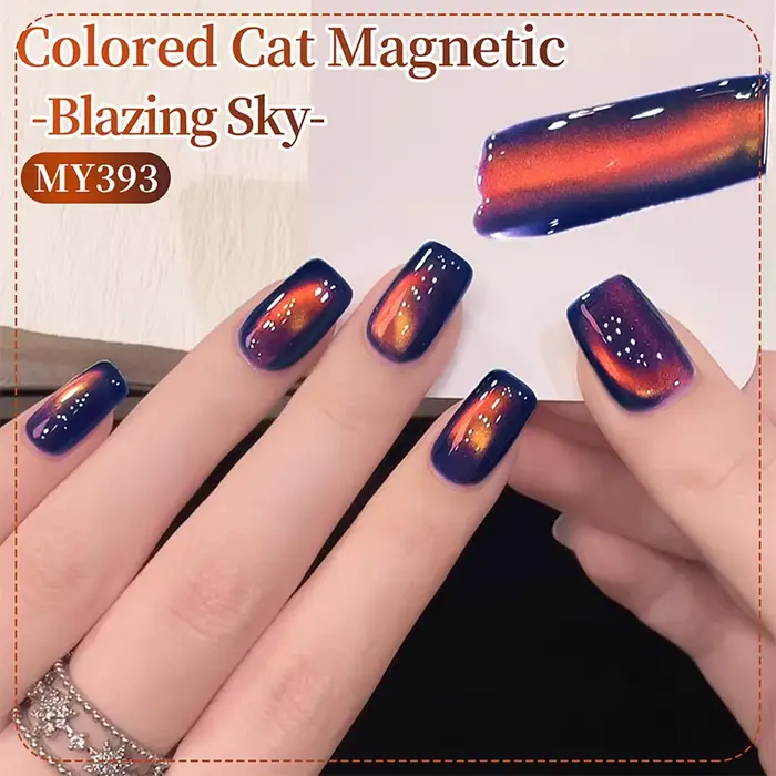 BORN PRETTY 10ml Blazing Sky couleur chat Gel magnétique vernis à ongles Semi Permanent tremper Gel 