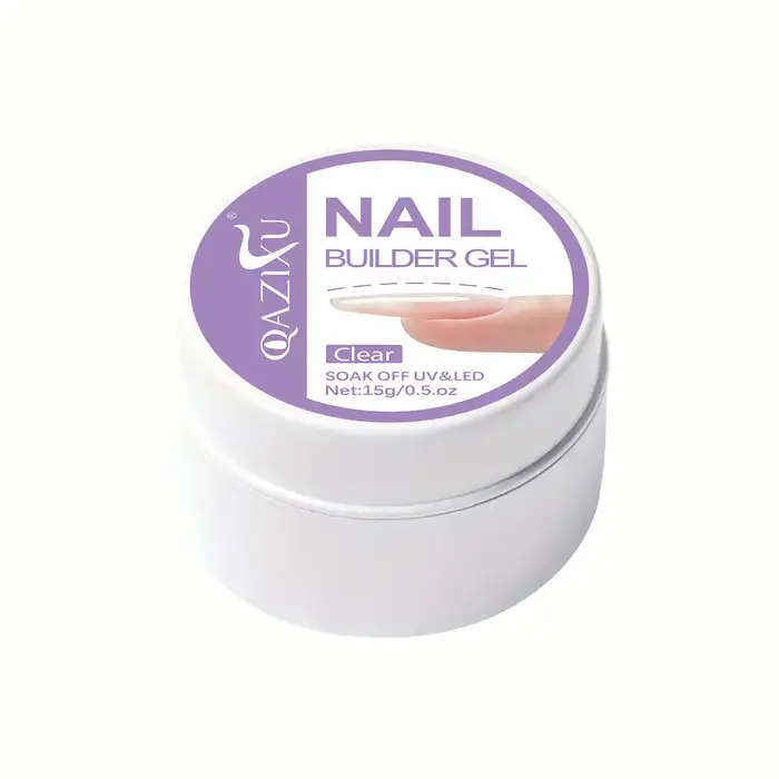 Gel dur transparent 15g pour extension d'ongles