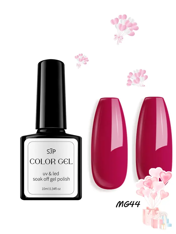 LEON'S DAY − Verhéritage à ongles gel rouge, 10ml, art de manucure et de pédicure, UV/LED, à trempag