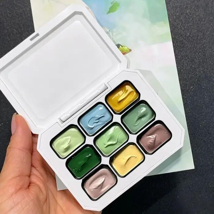 Vernis à ongles solide 9 couleurs