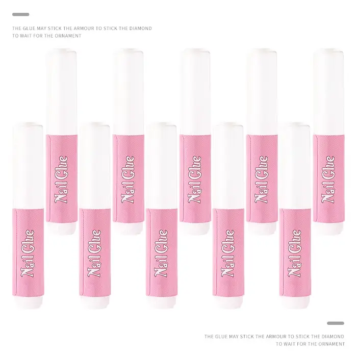 Mini colle à ongles pour pointes d'ongles en acrylique, 100/50 pièces, colle Super adhésive pour str