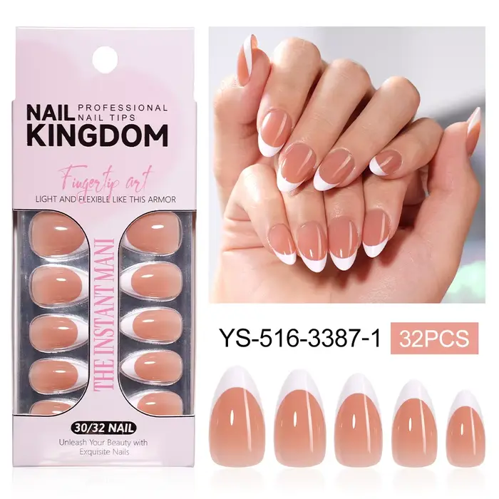 VITAGWX 32 faux ongles à presser courts