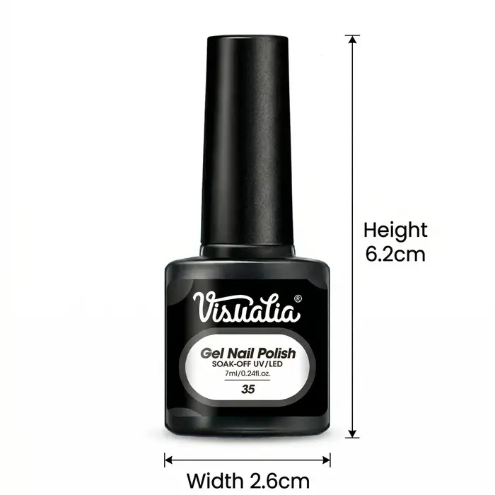 Vernis à ongles gel classique noir et blanc