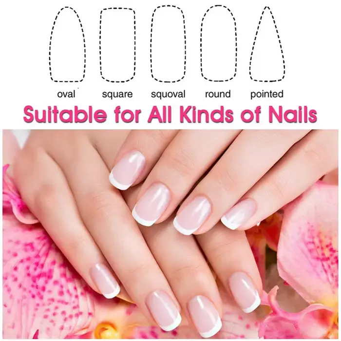 3X brillant à ongles en verre-limes